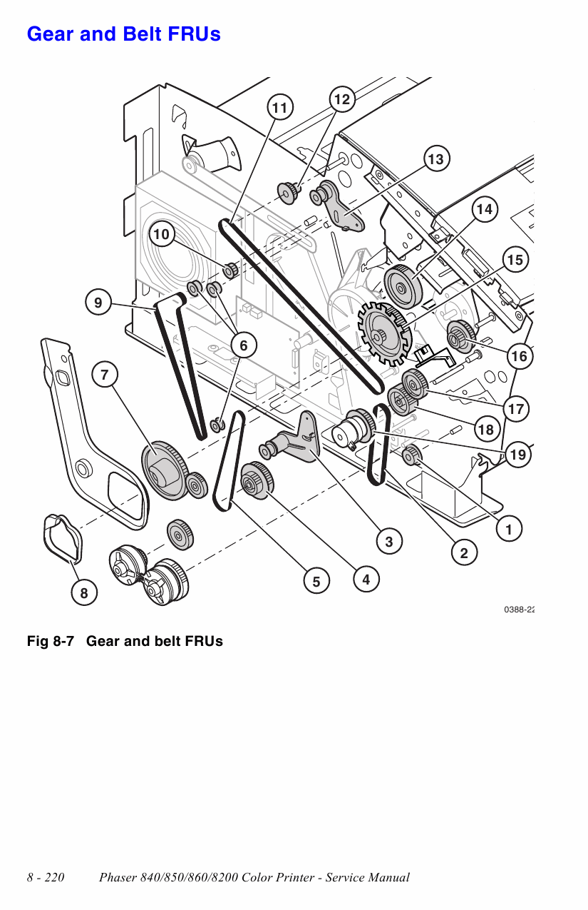 Xerox Phaser 840 Parts List Manual-5